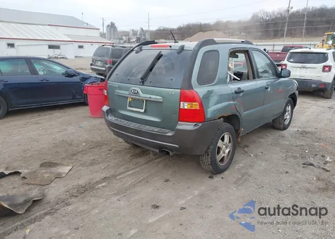 2008 Kia Sportage Lx z USA, uszkodzony, nr VIN KNDJF724X87454397